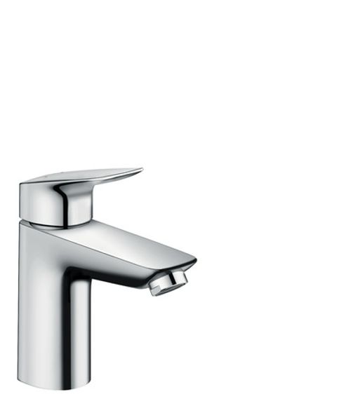 Hansgrohe-HG-Waschtischmischer-100-Logis-ohne-Ablaufgarnitur-chrom-71101000 gallery number 1